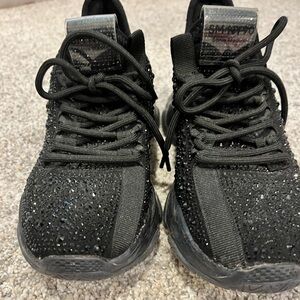 Steve Madden maxima embellished tennis shoes.